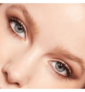 l'esquisse du regard brun jalouse