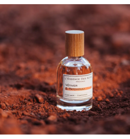 Eau de parfum vétiver et patchouli - confiance