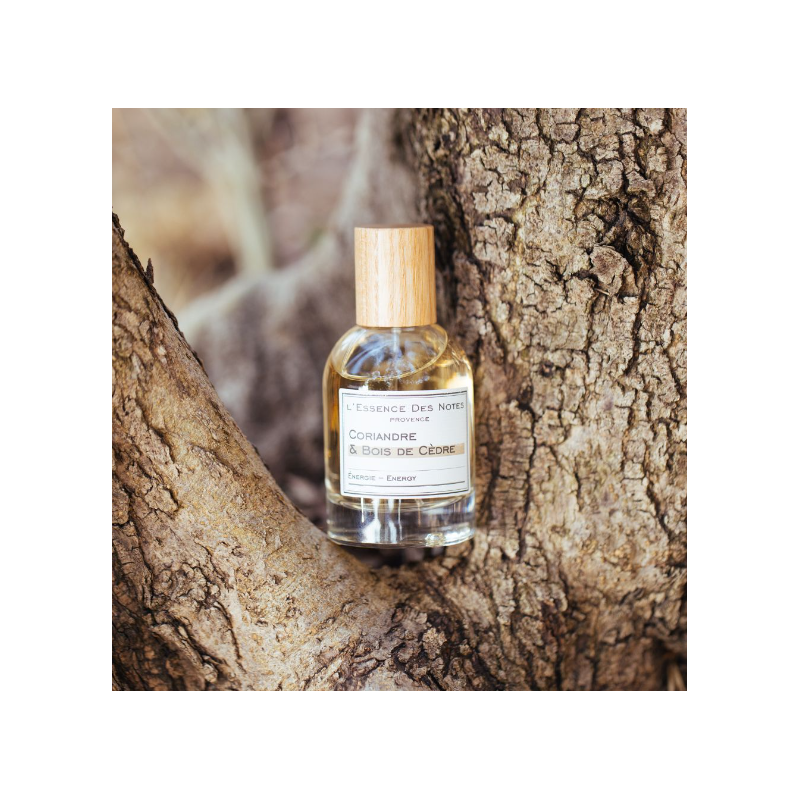 Eau de parfum coriandre et bois de cèdre - énergie