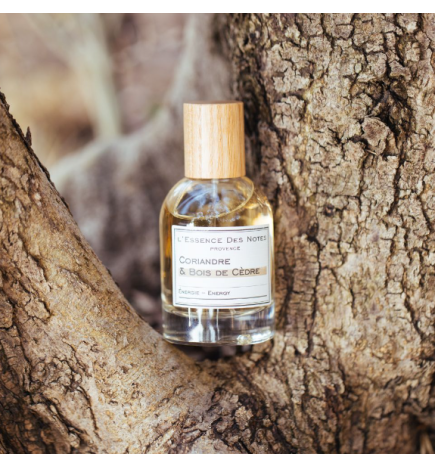 Eau de parfum coriandre et bois de cèdre - énergie