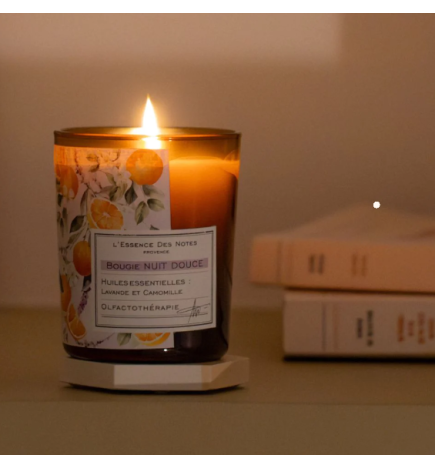 Bougie Lavande et camomille - nuit douce 180g