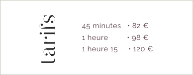 tarifs massages exception tarifs massages exception